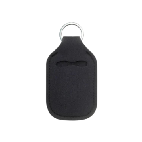 Solid Color Hand Sanitizer Keychain