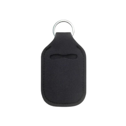 Solid Color Hand Sanitizer Keychain