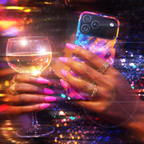 Nebula Glow Tough Phone Case