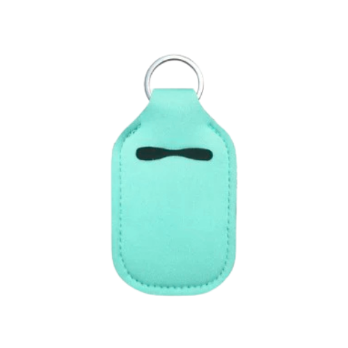 Solid Color Hand Sanitizer Keychain