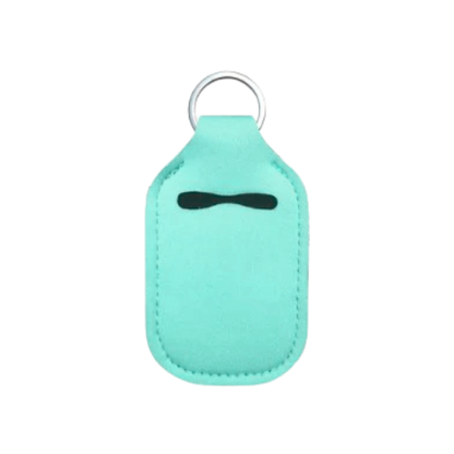 Solid Color Hand Sanitizer Keychain