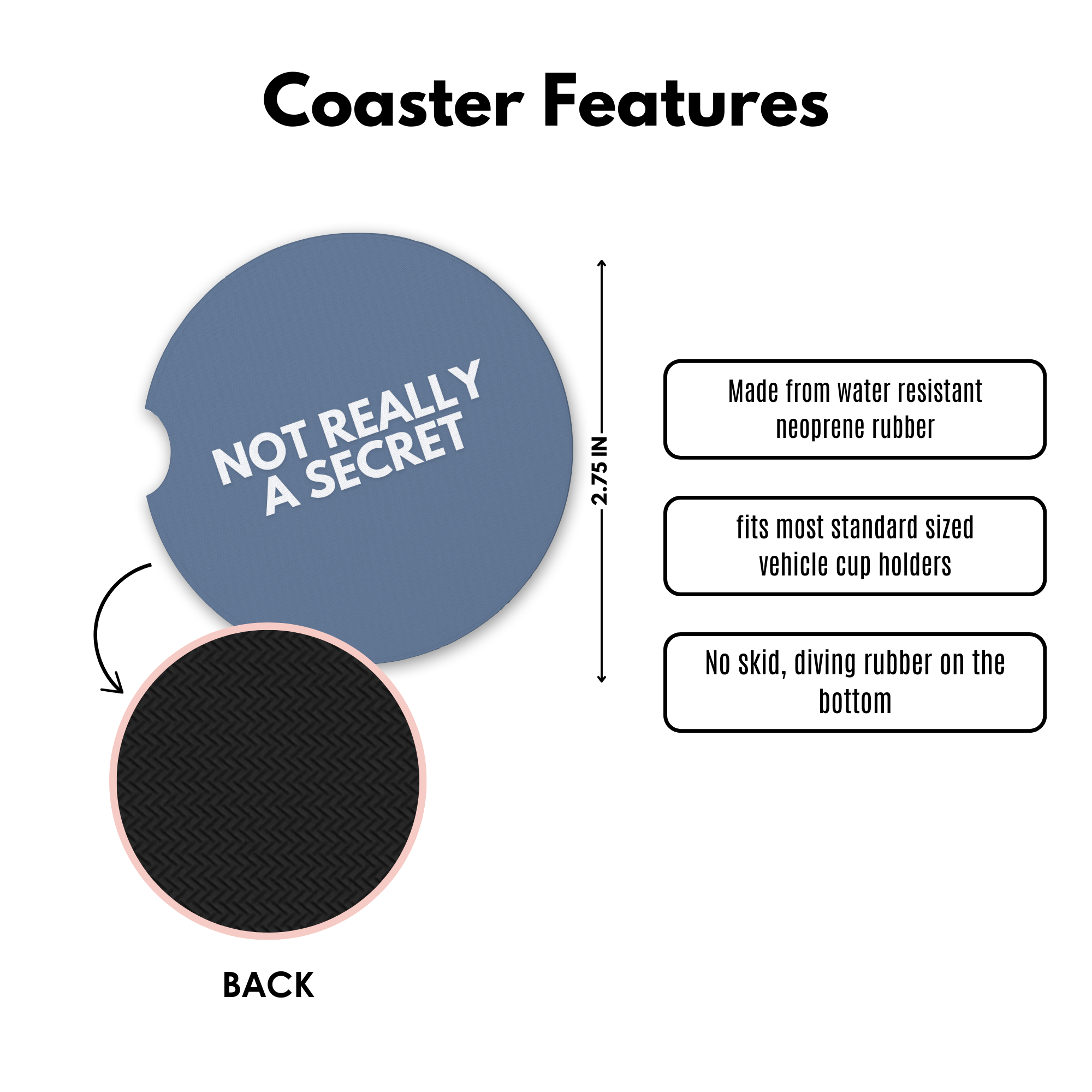 Not Really a Secret Cute Coasters