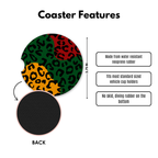 Leopard Reign Cute Coasters