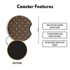 Dot Theory: Brownie Cute Coasters
