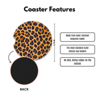 Lux Leopard Cute Coasters
