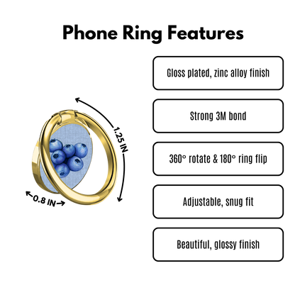 Berry Luxe Phone Ring