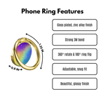 Rainbow Stardust Phone Ring