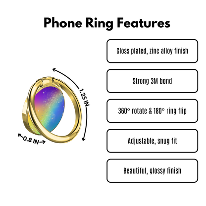 Rainbow Stardust Phone Ring
