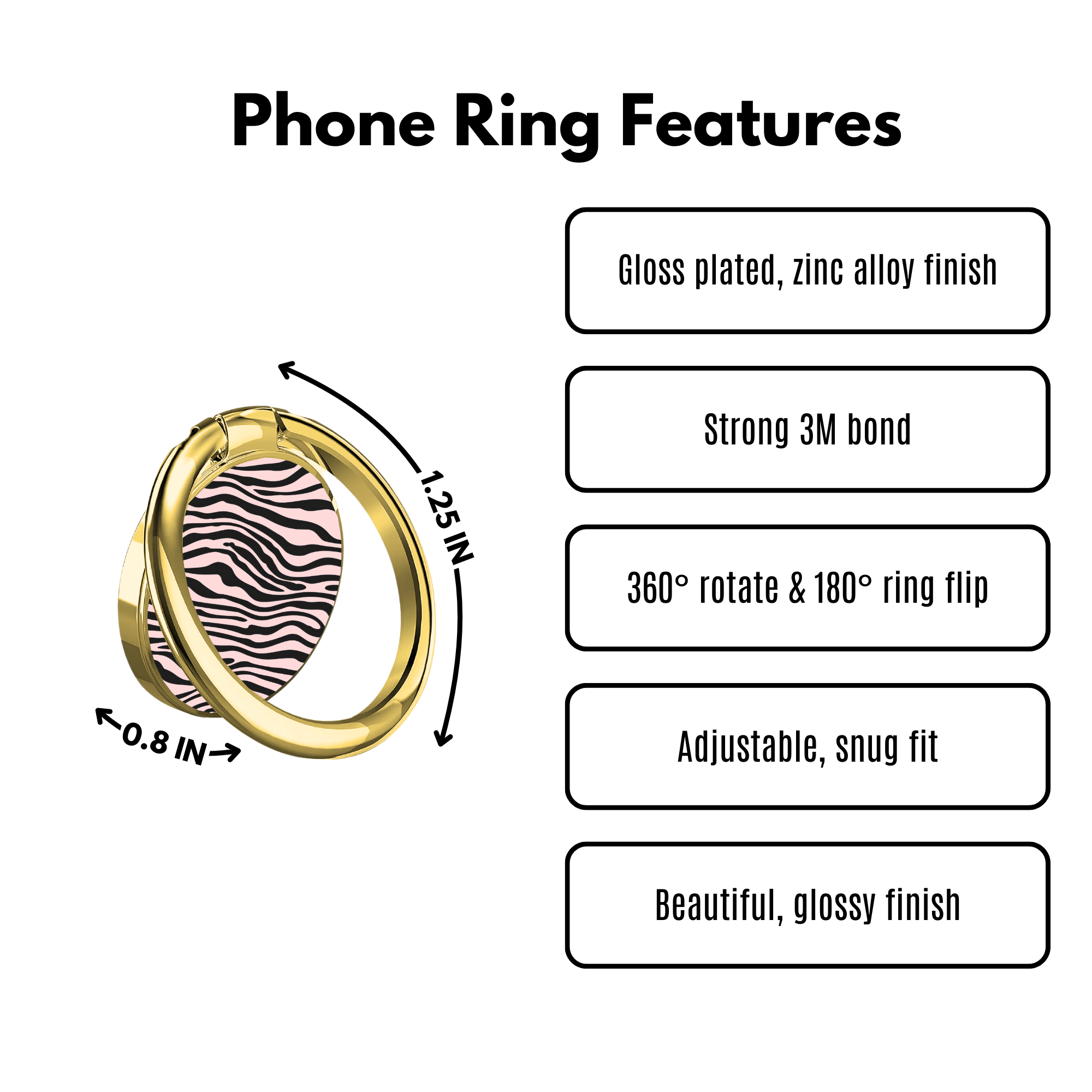 Saharan Stripe Phone Ring