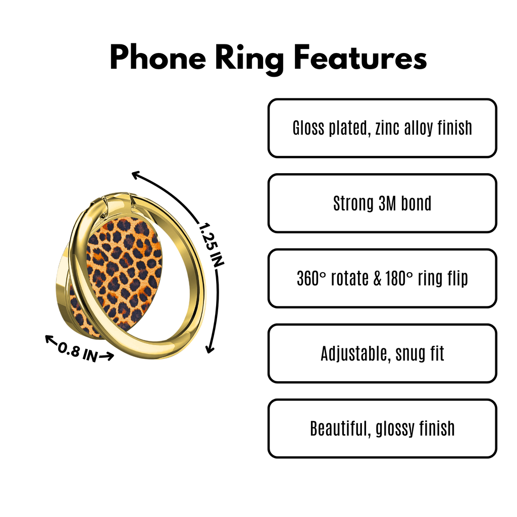 Lux Leopard Phone Ring