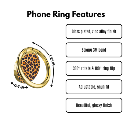 Lux Leopard Phone Ring