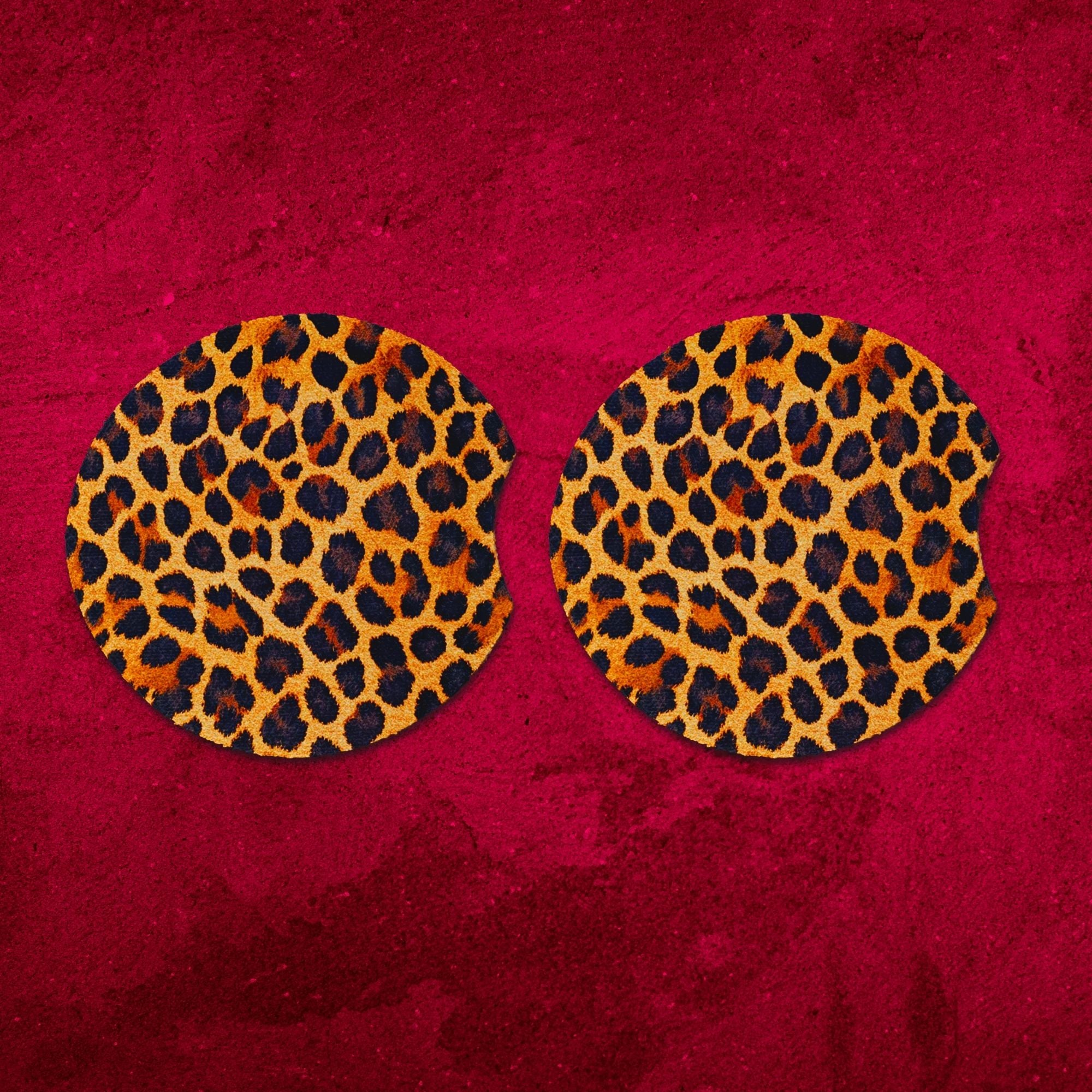 Lux Leopard Cute Coasters