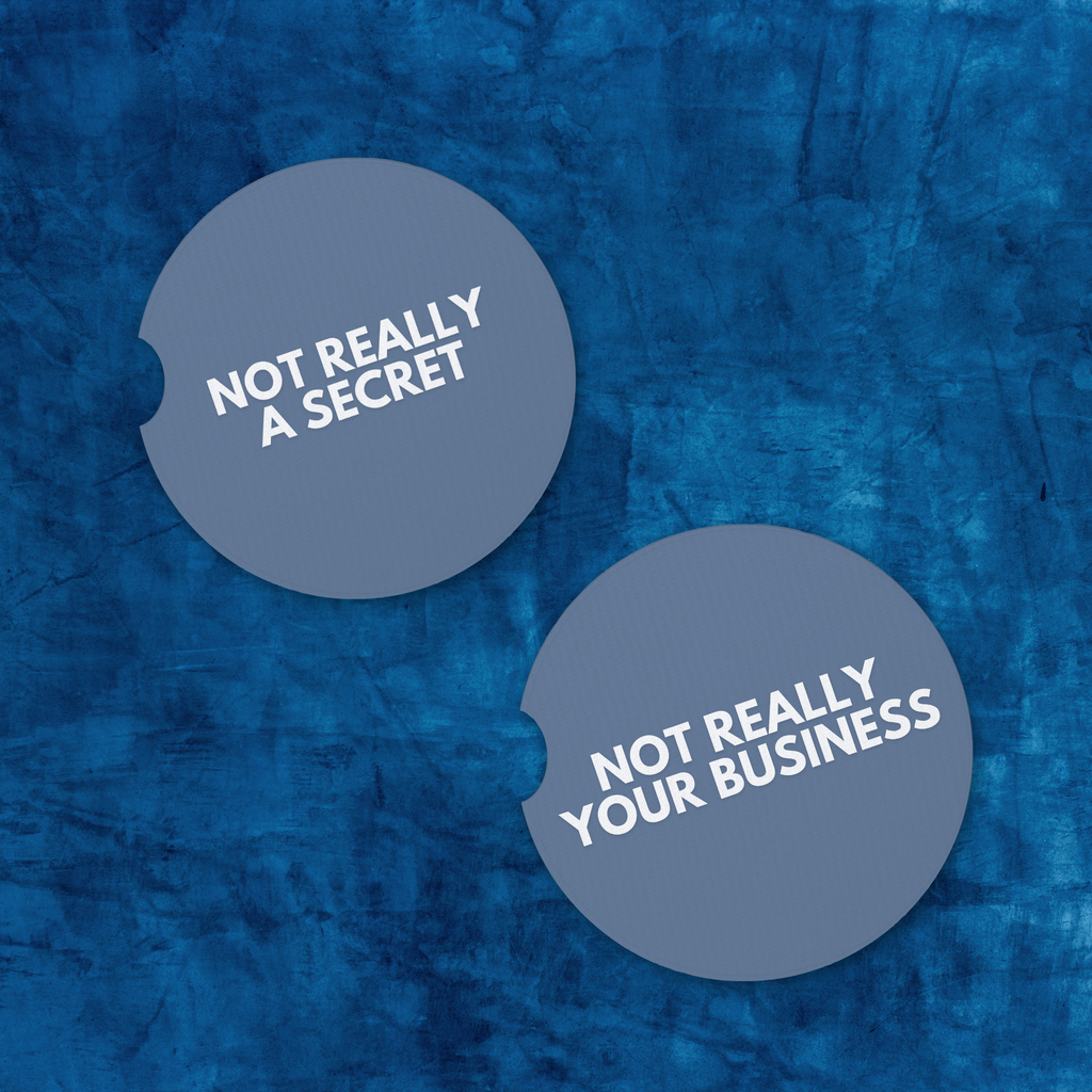 Not Really a Secret Cute Coasters