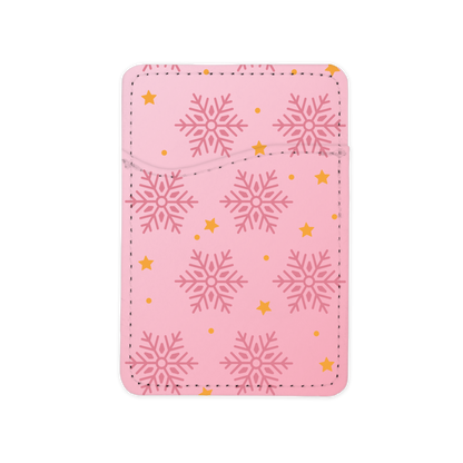 Pink Snowflake Case + Card Holder Bundle