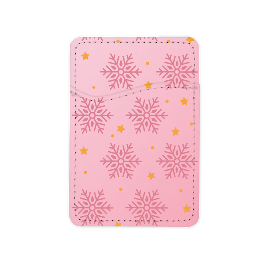 Pink Snowflake Card Holder