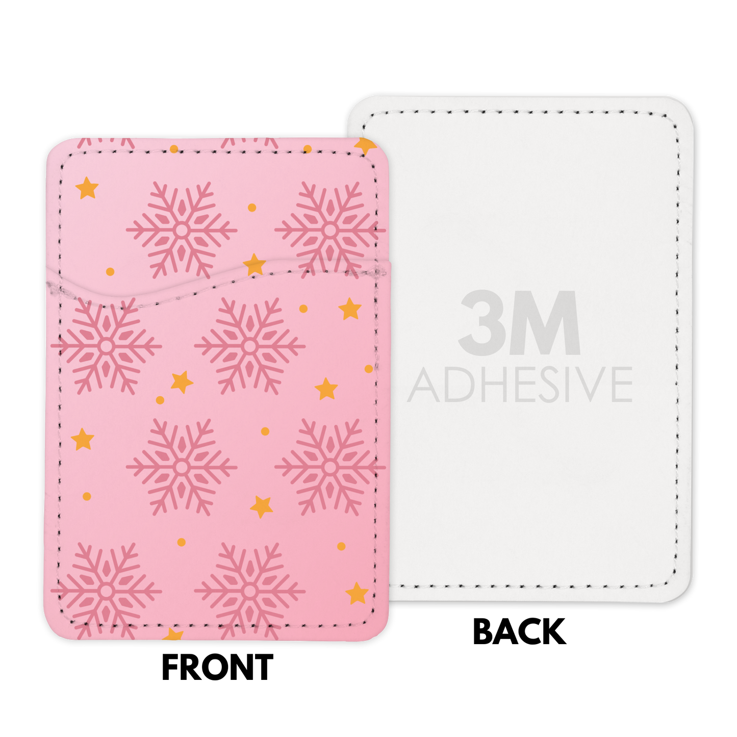 Pink Snowflake Case + Card Holder Bundle