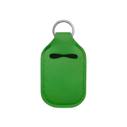 Solid Color Hand Sanitizer Keychain