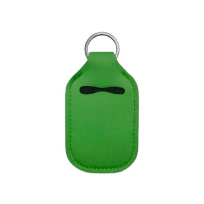 Solid Color Hand Sanitizer Keychain