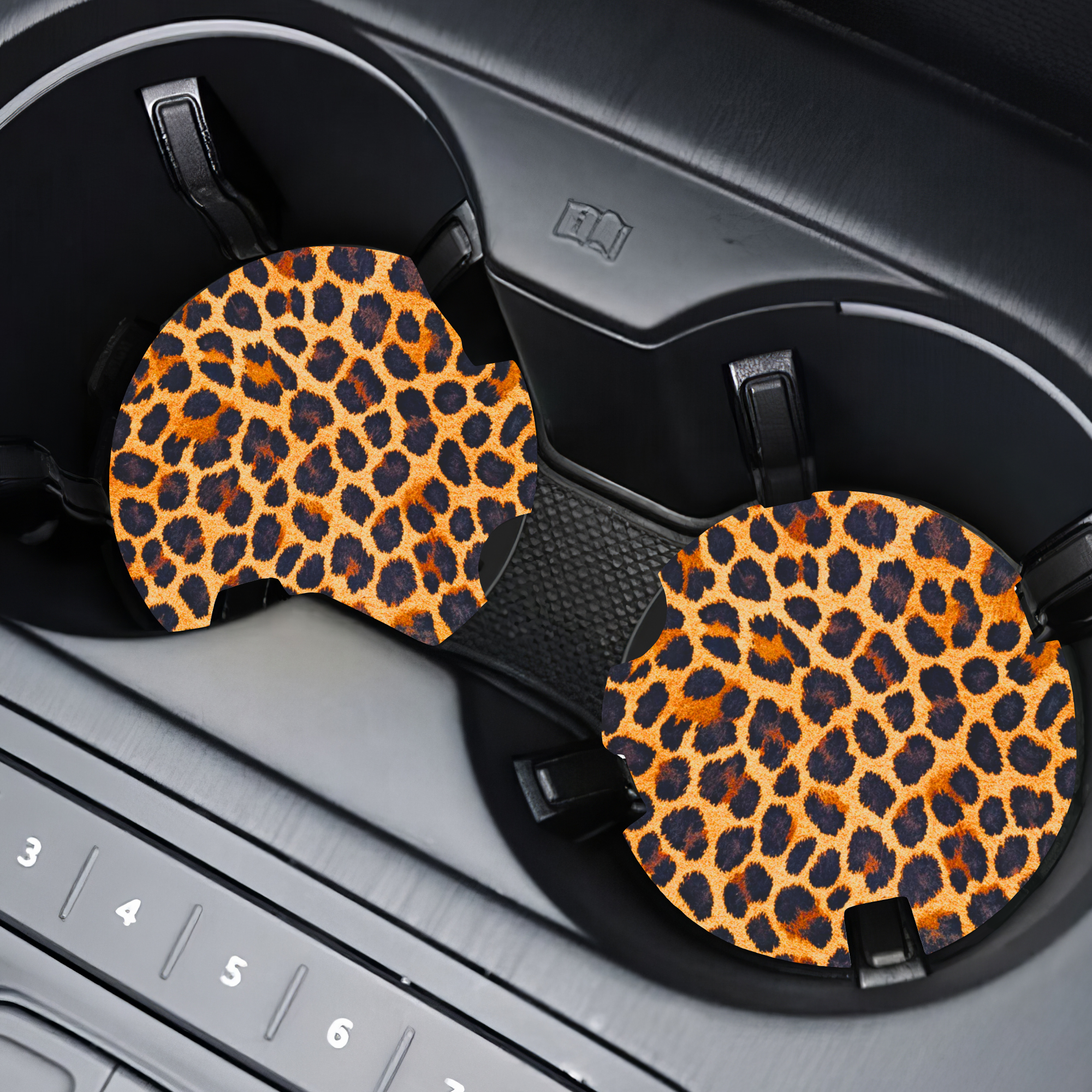 Lux Leopard Cute Coasters