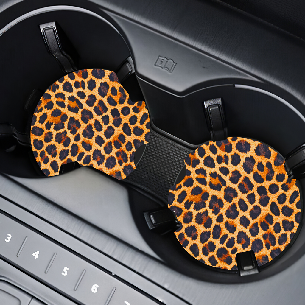 Lux Leopard Cute Coasters