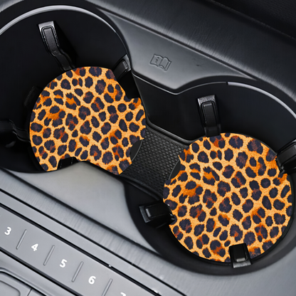 Lux Leopard Cute Coasters
