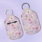 Lilac Whisper Hand Sanitizer Keychain