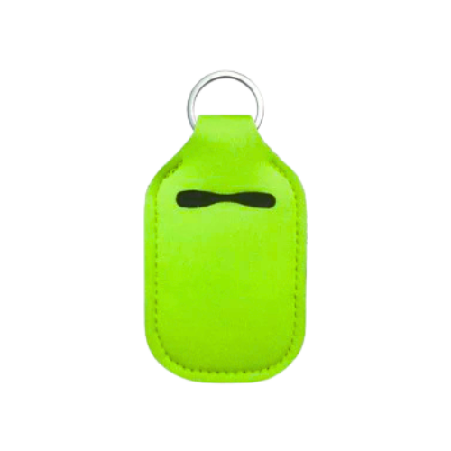 Solid Color Hand Sanitizer Keychain
