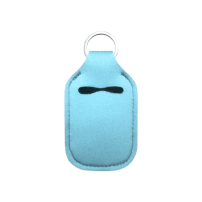 Solid Color Hand Sanitizer Keychain