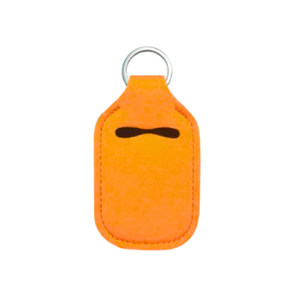 Solid Color Hand Sanitizer Keychain