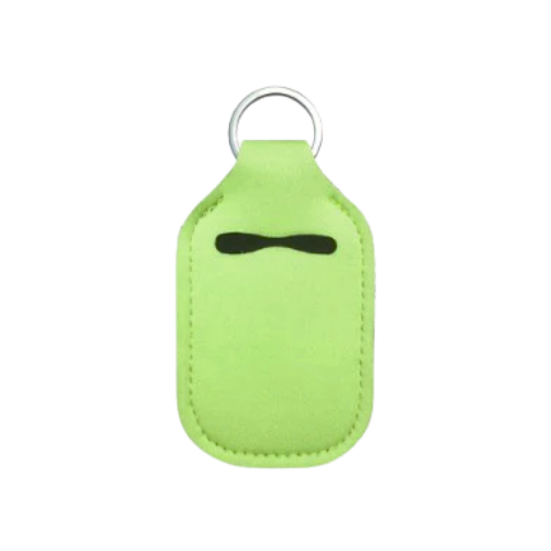 Solid Color Hand Sanitizer Keychain