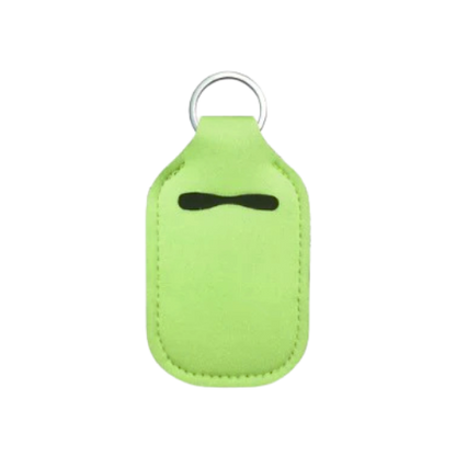 Solid Color Hand Sanitizer Keychain