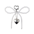 Pearl Bow Bag Charm
