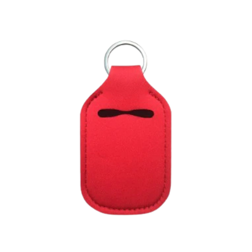 Solid Color Hand Sanitizer Keychain