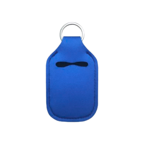 Solid Color Hand Sanitizer Keychain