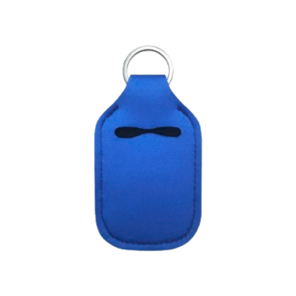 Solid Color Hand Sanitizer Keychain