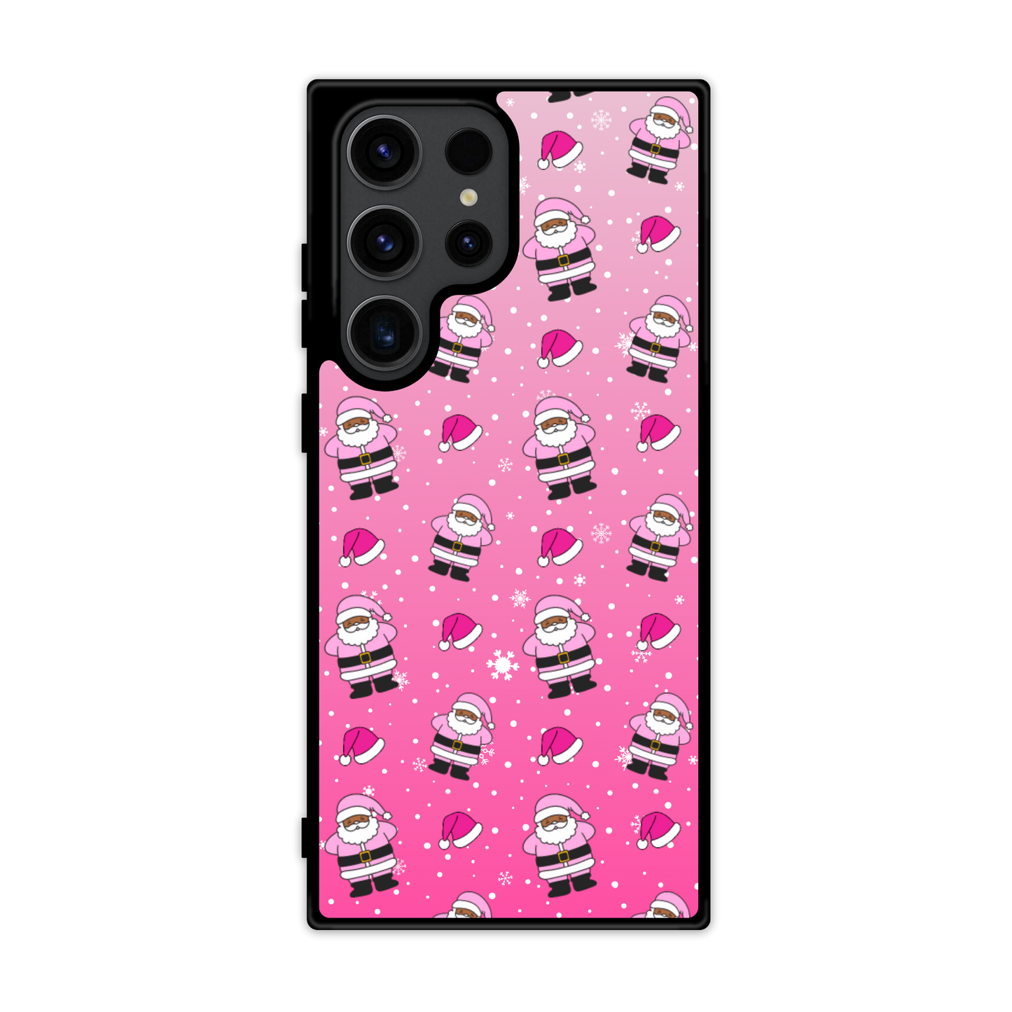 Pink Santa Flex Phone Case