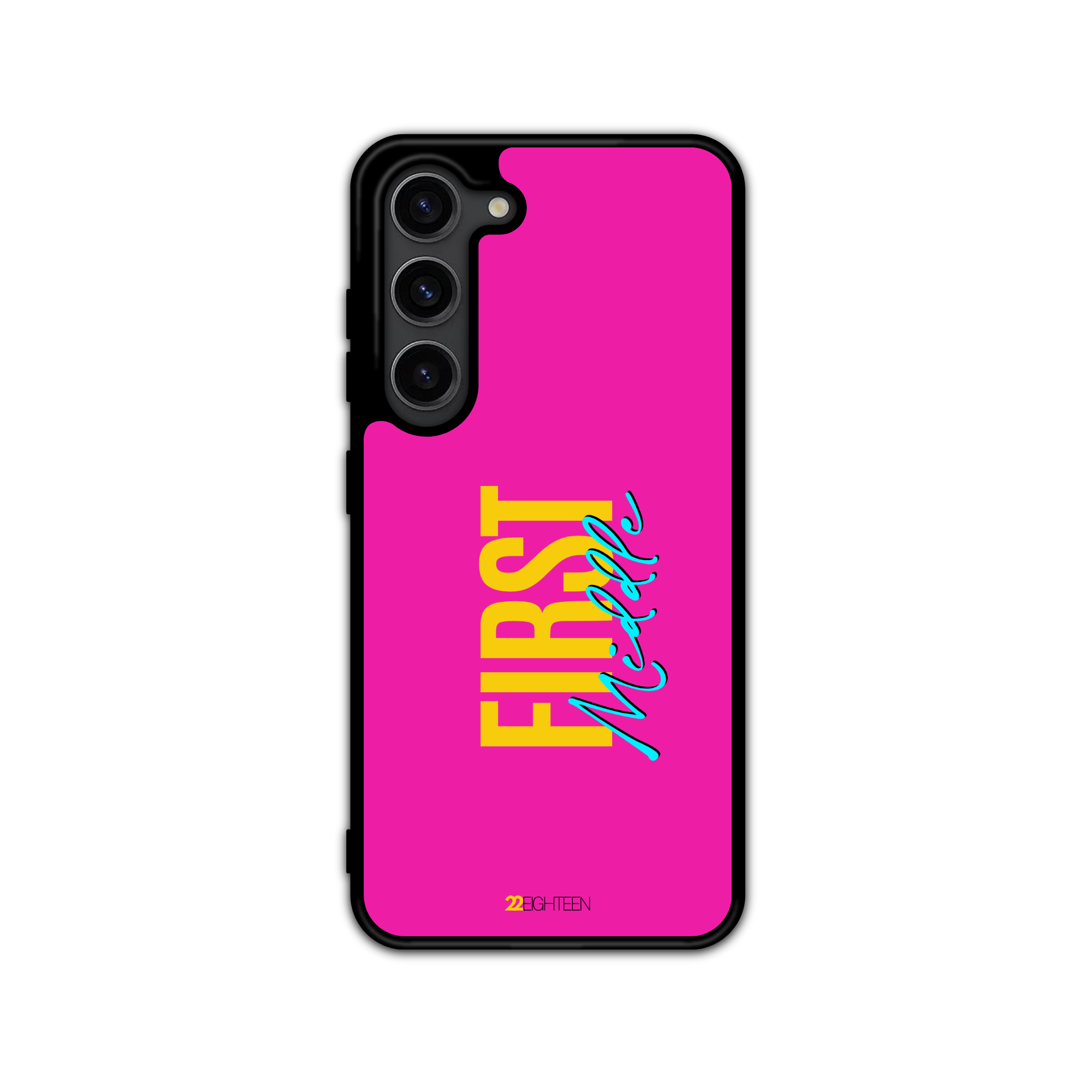 Custom Stack Name Flex Phone Case