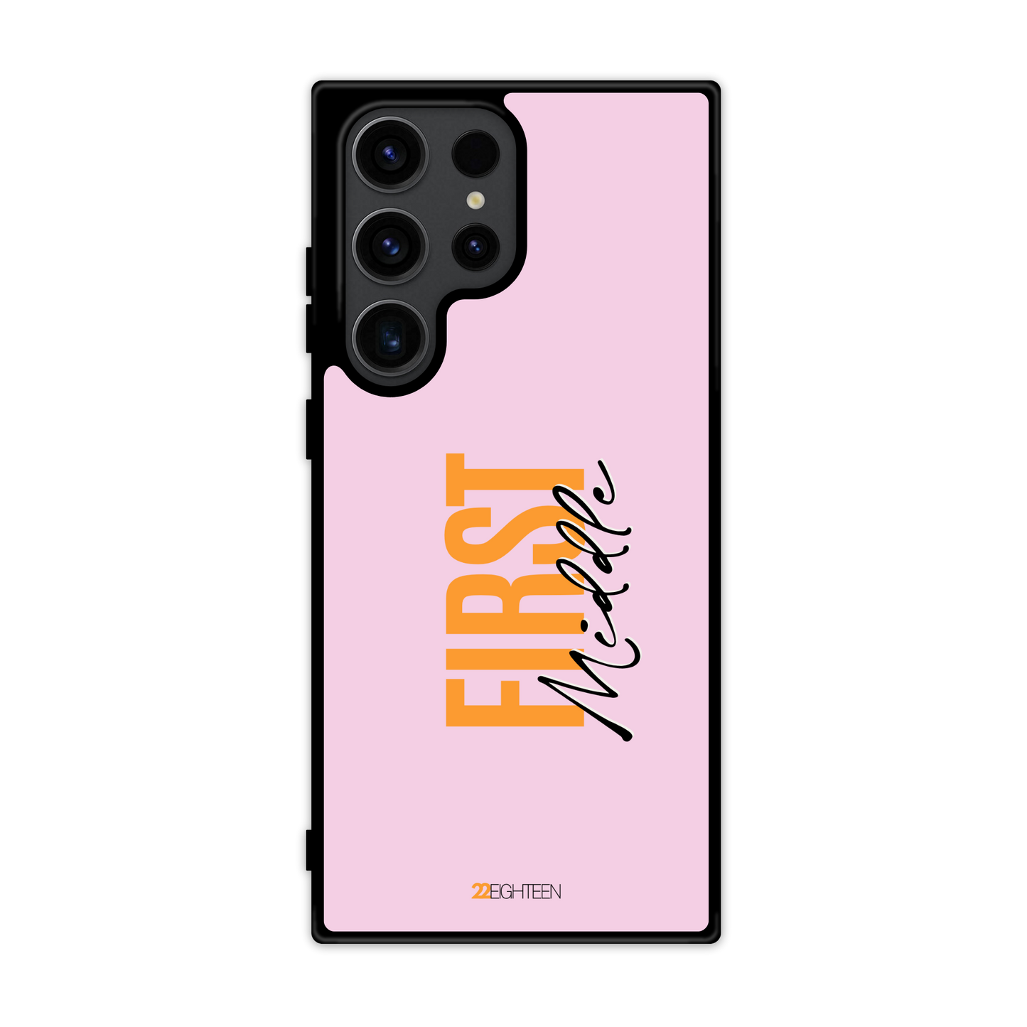 Custom Stack Name Flex Phone Case