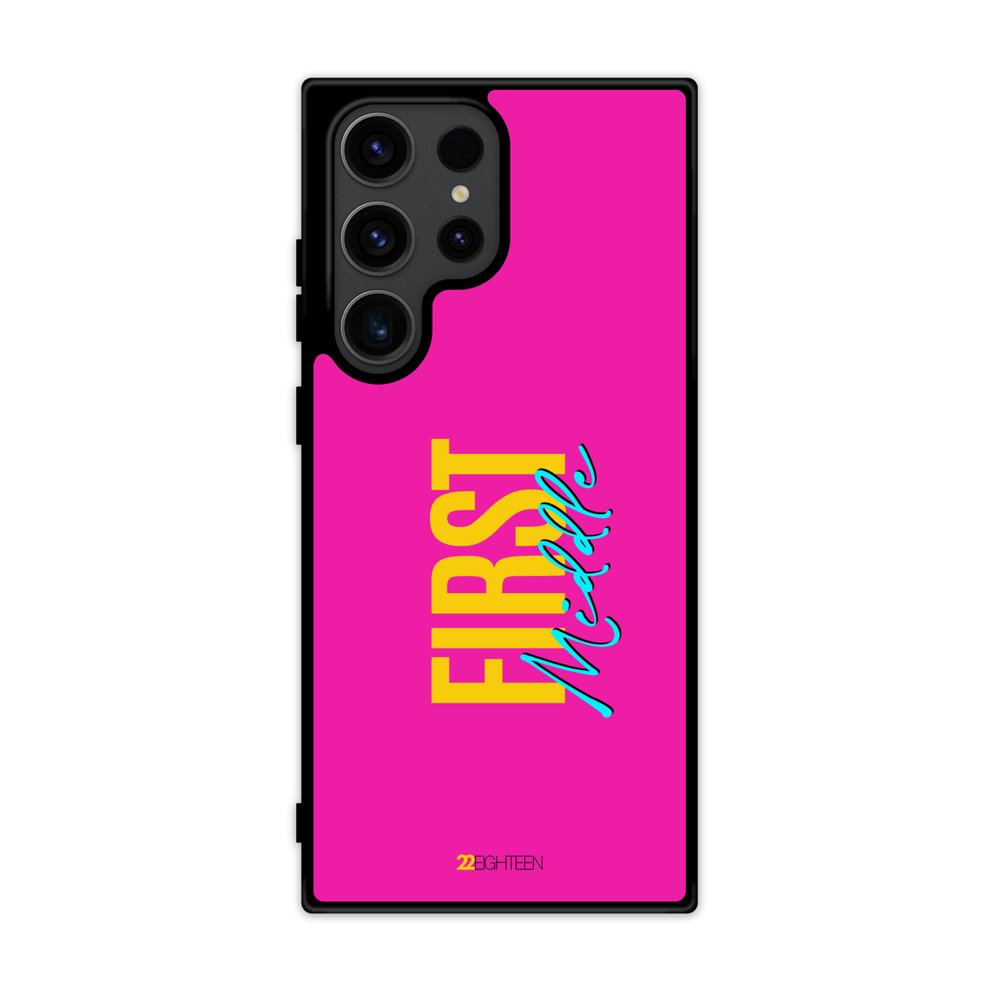 Custom Stack Name Flex Phone Case