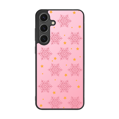 Pink Snowflake Flex Phone Case