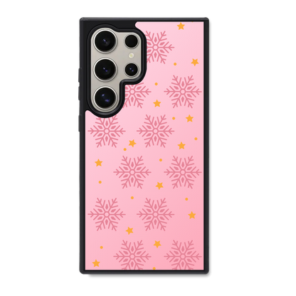 Pink Snowflake Flex Phone Case