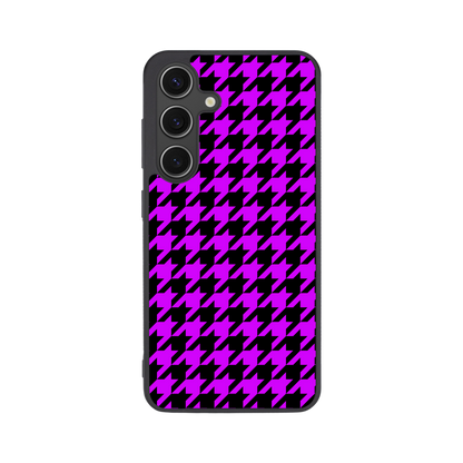 Neon Houndstooth Flex Phone Case