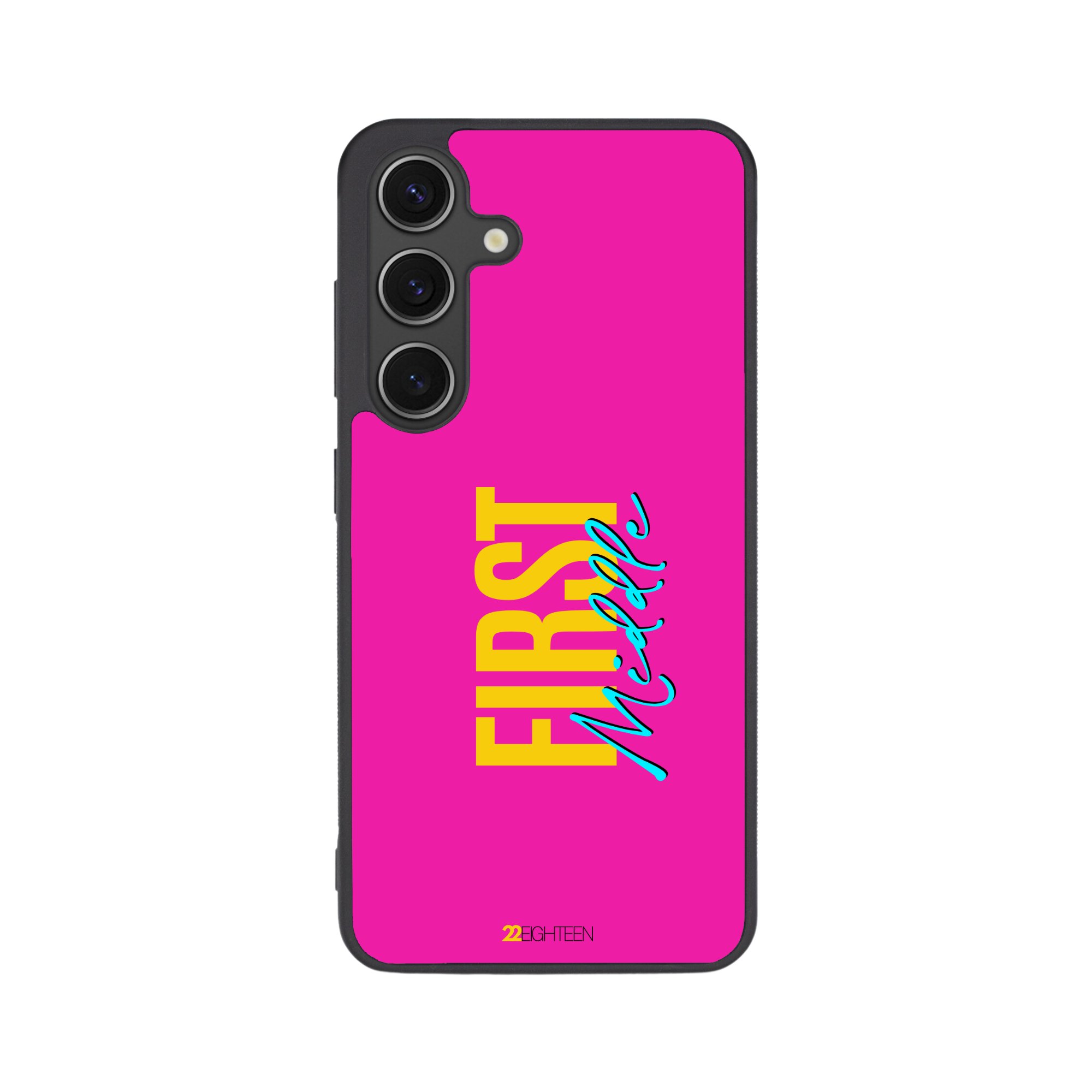 Custom Stack Name Flex Phone Case