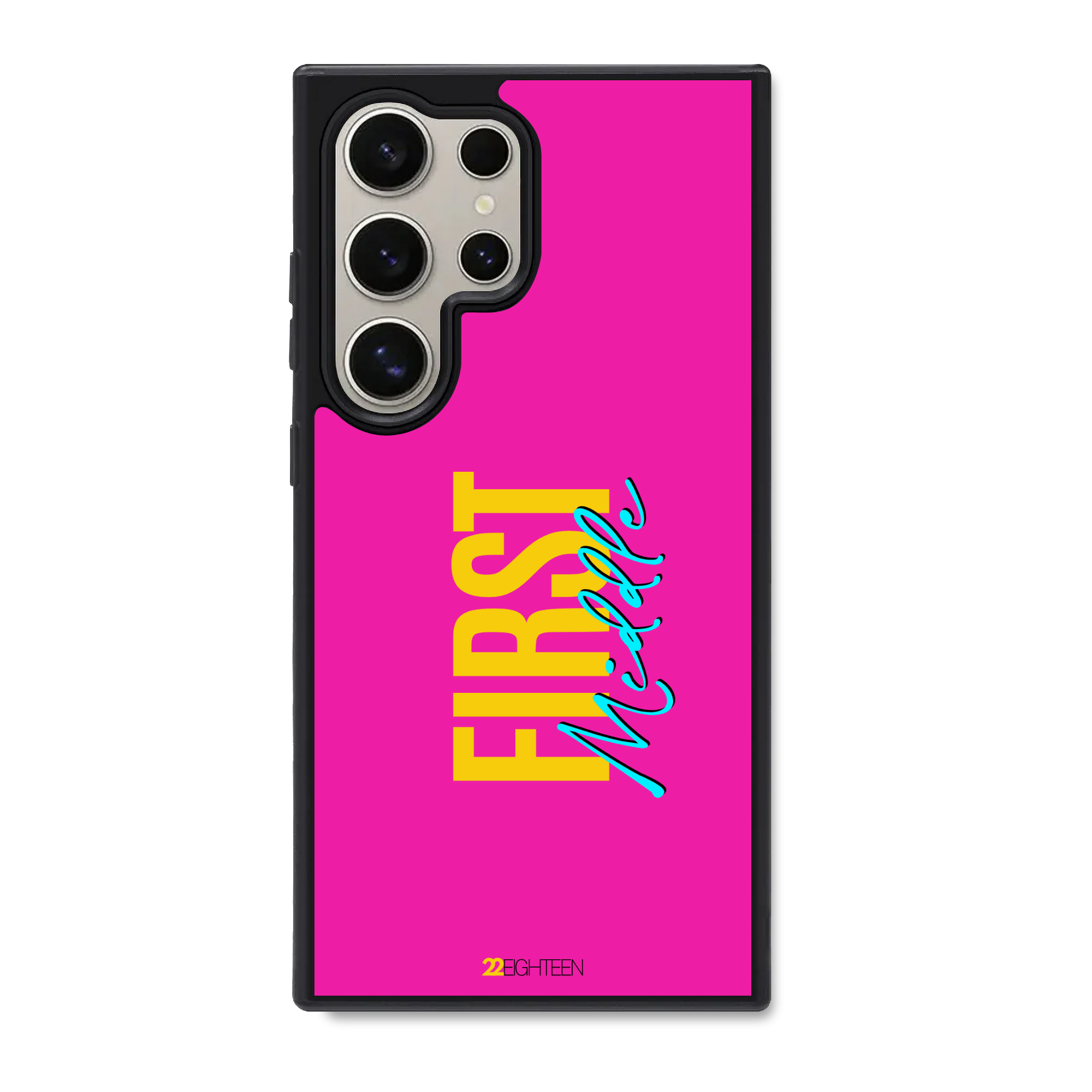 Custom Stack Name Flex Phone Case