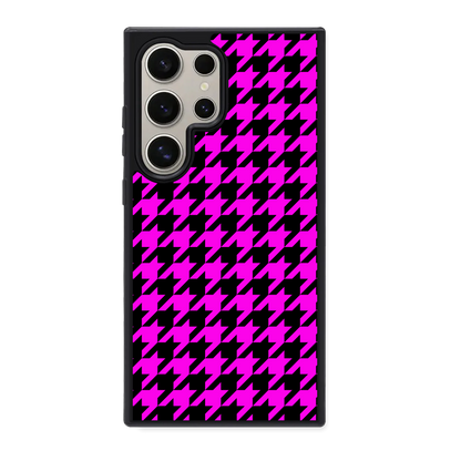 Neon Houndstooth Flex Phone Case