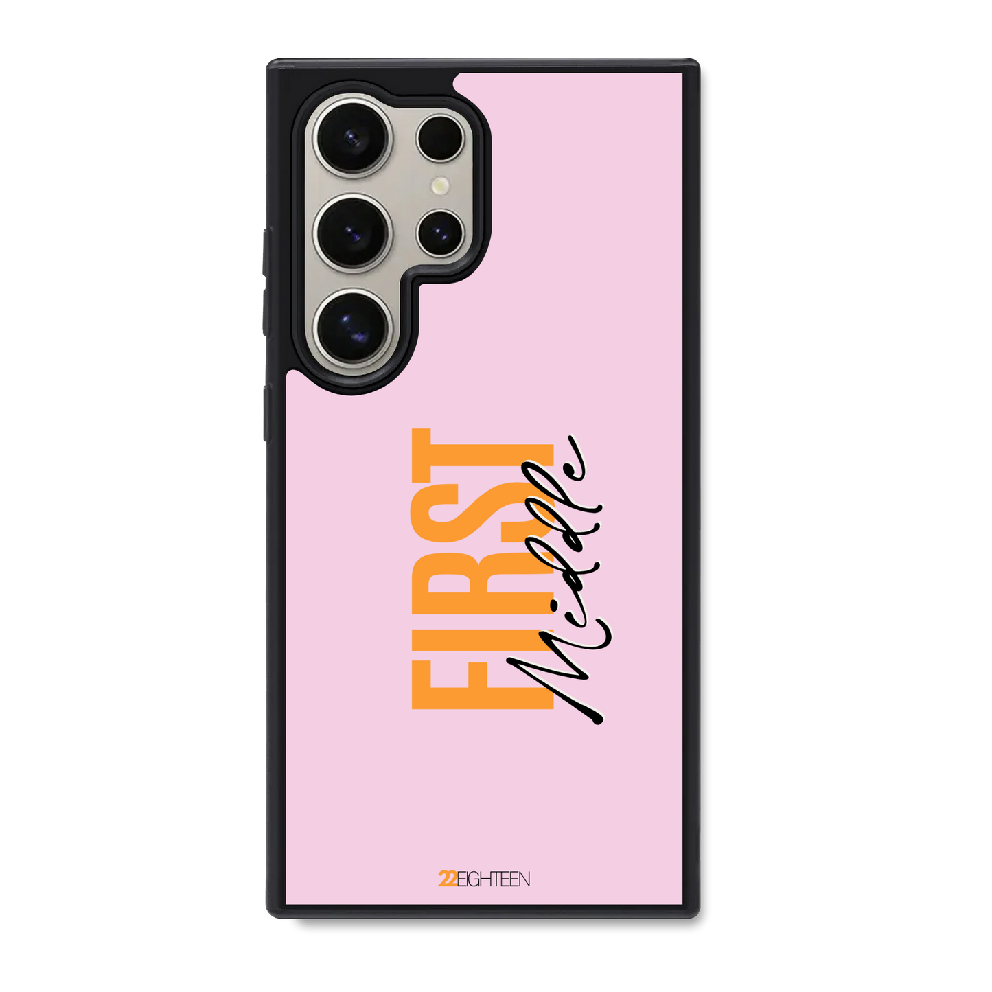 Custom Stack Name Flex Phone Case