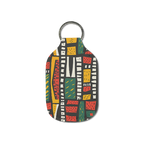 Mudcloth Hand Sanitizer Keychain