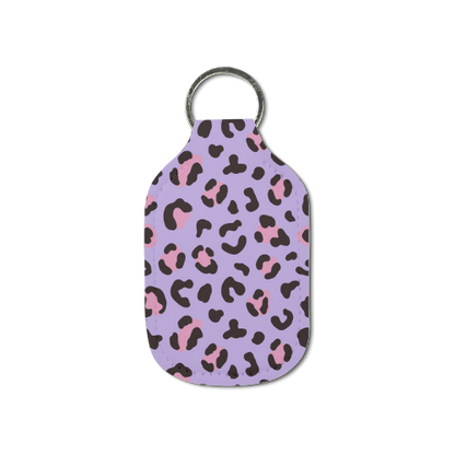 Leopard Life Hand Sanitizer Keychain