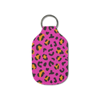 Leopard Life Hand Sanitizer Keychain