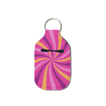 Pink Starburst Hand Sanitizer Keychain